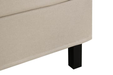 HVILA Classic komplett sengepakke 180x200 cm kontinentalseng med rutet sengegavl - Beige - Møbler - Senger - Kontinentalsenger