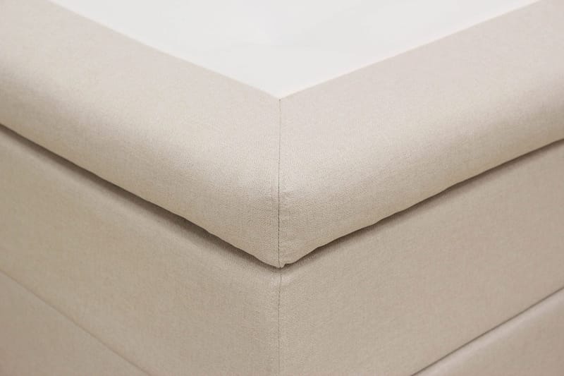 HVILA Classic komplett sengepakke 180x200 cm kontinentalseng med rutet sengegavl - Beige - Møbler - Senger - Kontinentalsenger