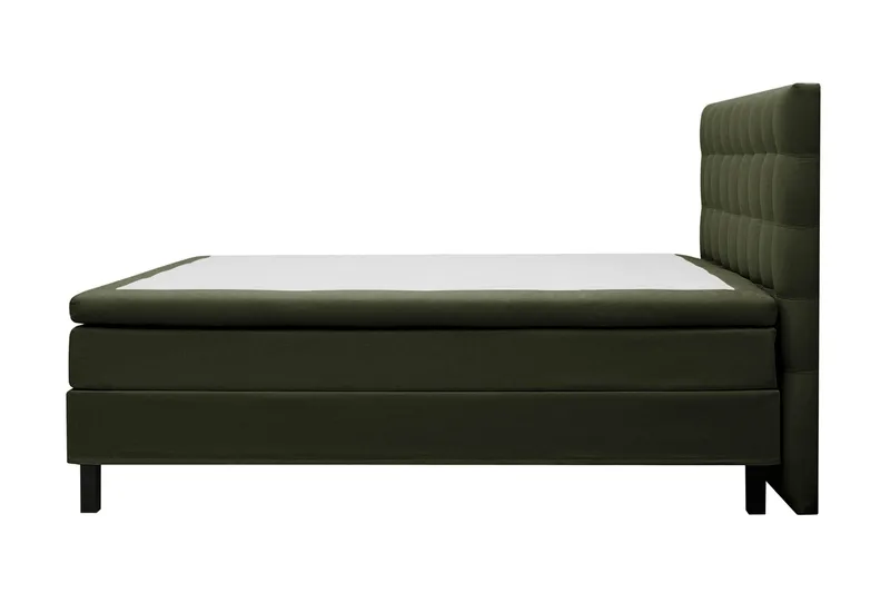 HVILA Classic komplett sengepakke 180x200 cm kontinentalseng med rutet sengegavl - Grønn - Møbler - Senger - Kontinentalsenger