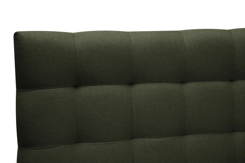HVILA Classic komplett sengepakke 180x200 cm kontinentalseng med rutet sengegavl - Grønn - Møbler - Senger - Kontinentalsenger