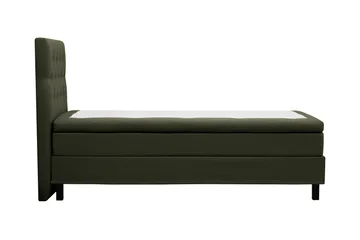HVILA Classic komplett sengepakke 90x200 cm, kontinentalseng med diamantmønstret sengegavl - Grønn - Møbler - Senger - Kontinentalsenger