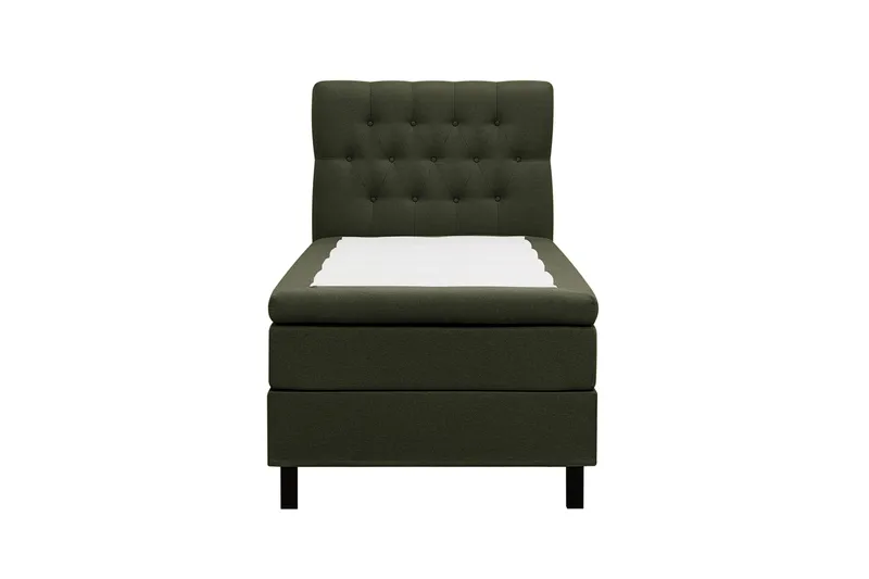 HVILA Classic komplett sengepakke 90x200 cm, kontinentalseng med diamantmønstret sengegavl, Grønn