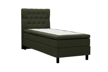 HVILA Classic komplett sengepakke 90x200 cm, kontinentalseng med diamantmønstret sengegavl - Grønn - Møbler - Senger - Kontinentalsenger