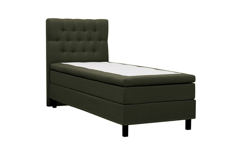 HVILA Classic komplett sengepakke 90x200 cm, kontinentalseng med diamantmønstret sengegavl - Grønn - Møbler - Senger - Kontinentalsenger
