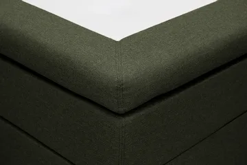HVILA Classic komplett sengepakke 90x200 cm, kontinentalseng med diamantmønstret sengegavl - Grønn - Møbler - Senger - Kontinentalsenger