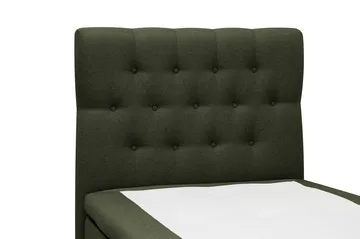 HVILA Classic komplett sengepakke 90x200 cm, kontinentalseng med diamantmønstret sengegavl - Grønn - Møbler - Senger - Kontinentalsenger