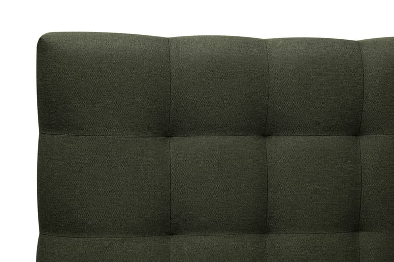 HVILA Classic komplett sengepakke 90x200 cm, kontinentalseng med rutete sengegavl - Grønn - Møbler - Senger - Kontinentalsenger