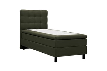 HVILA Classic komplett sengepakke 90x200 cm, kontinentalseng med rutete sengegavl - Grønn - Møbler - Senger - Kontinentalsenger