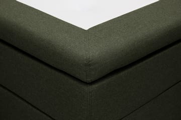 HVILA Classic komplett sengepakke 90x200 cm, kontinentalseng med rutete sengegavl - Grønn - Møbler - Senger - Kontinentalsenger