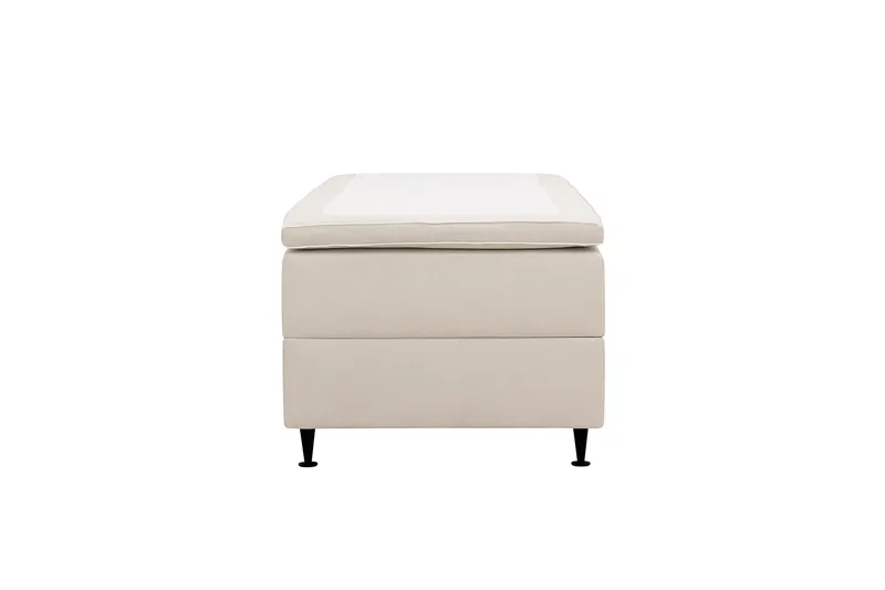 HVILA Plus kontinentalseng med oppbevaring 90x200 cm, Lys beige