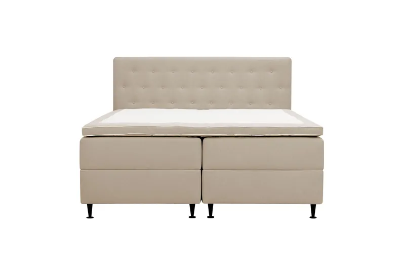 HVILA Plus komplett sengesett med oppbevaring 160x200 cm, Beige
