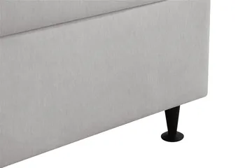 HVILA Plus komplett sengesett med oppbevaring 90x200 cm - Grå - Møbler - Senger - Kontinentalsenger