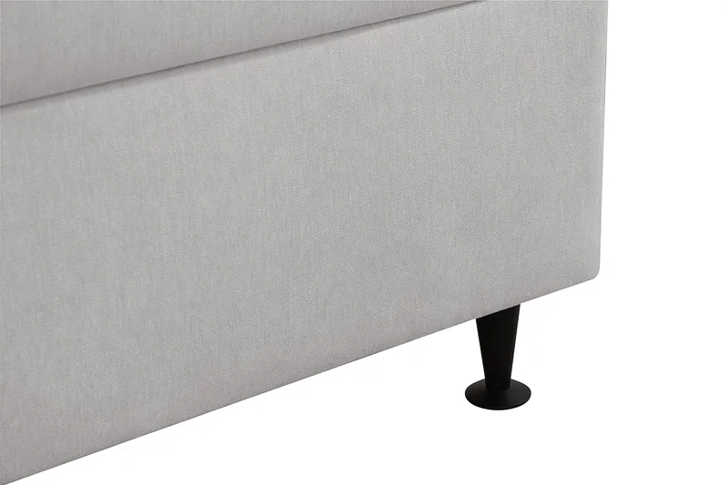 HVILA Plus komplett sengesett med oppbevaring 90x200 cm - Grå - Møbler - Senger - Kontinentalsenger