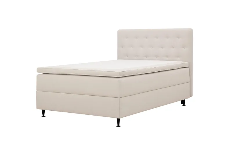 HVILA Plus komplett sengesett med oppbevaring 120x200 cm - Lys beige - Møbler - Senger - Senger med oppbevaring