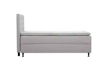 HVILA Plus komplett sengesett med oppbevaring 90x200 cm - Grå - Møbler - Senger - Kontinentalsenger