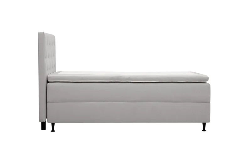 HVILA Plus komplett sengesett med oppbevaring 90x200 cm - Grå - Møbler - Senger - Kontinentalsenger