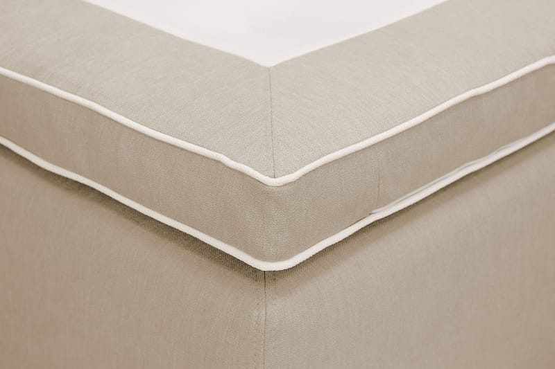 HVILA Plus komplett sengesett med oppbevaring 160x200 cm - Beige - Møbler - Senger - Enkeltsenger