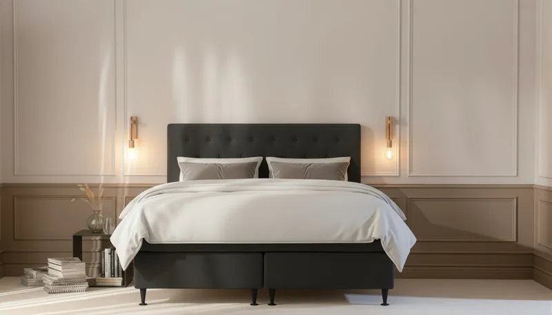 HVILA Plus komplett sengesett 180x200 cm - Antrasitt - Møbler - Senger - Kontinentalsenger