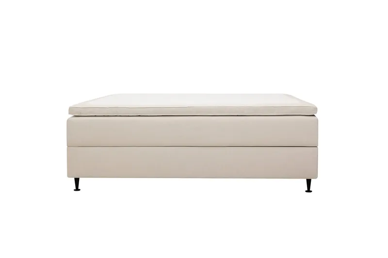 HVILA Plus kontinentalseng med oppbevaring 120x200 cm - Lys beige - Møbler - Senger - Senger med oppbevaring