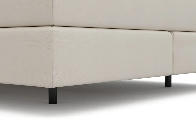 HVILA Premium kontinentalseng 180x200 cm med svevende effekt inkl. overmadrass i latex med vaskbart trekk - Medium/fast - Møbler - Senger - Komplett sengepakke