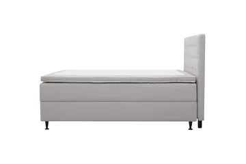 HVILA Plus komplett sengesett med oppbevaring 140x200 cm - Grå - Møbler - Senger - Kontinentalsenger