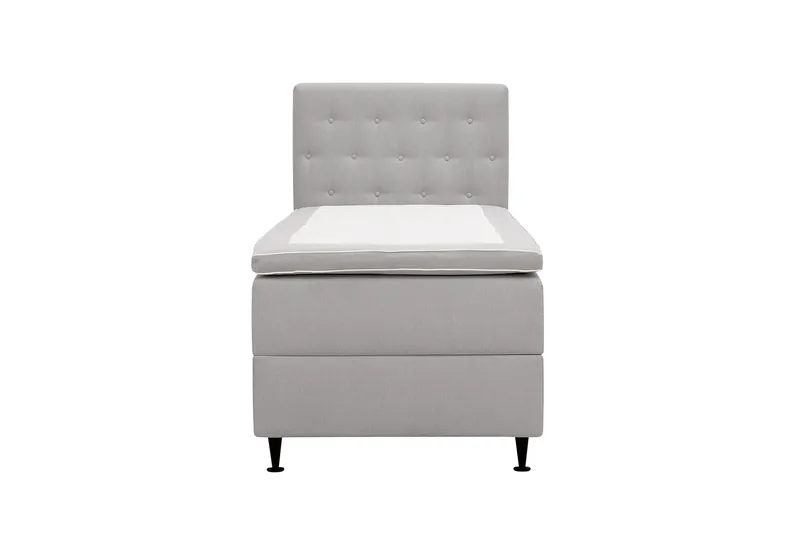 HVILA Plus komplett sengesett med oppbevaring 90x200 cm, Grå