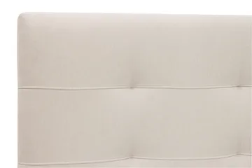 HVILA Premium Komplett Sengpakke 160x200 cm Kontinentalseng med Sengegavl - Lysebeige stoff - Møbler - Senger - Kontinentalsenger