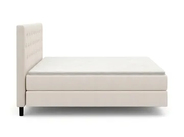 HVILA Premium sengepakke kontinentalseng 180x200 cm med svevende effekt inkl. overmadrass i polyesterskum vendbar sommer- og vinterside og vaskbart trekk - Sommer- og vinterside - Møbler - Senger - Komplett sengepakke