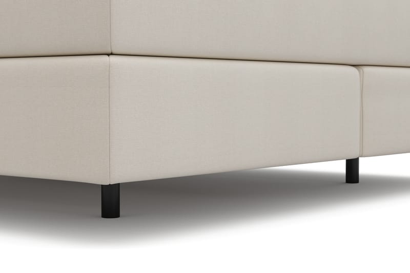 HVILA Premium kontinentalseng 180x200 cm med svevende effekt inkl. overmadrass i polyeterskum medium - Medium - Møbler - Senger - Komplett sengepakke