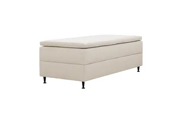 HVILA Plus kontinentalseng med oppbevaring 90x200 cm - Lys beige - Møbler - Senger - Senger med oppbevaring