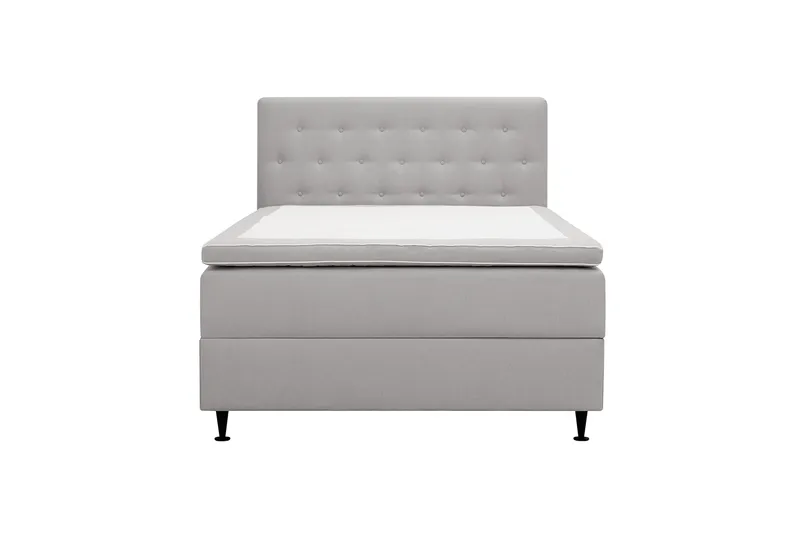 HVILA Plus komplett sengesett med oppbevaring 140x200 cm, Grå