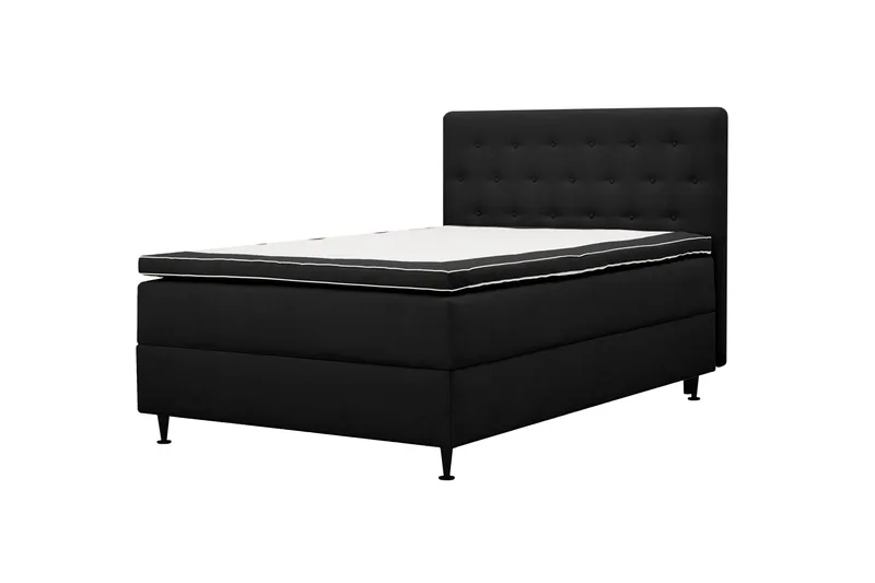 HVILA Plus komplett sengesett med oppbevaring 140x200 cm - Antrasitt - Møbler - Senger - Enkeltsenger