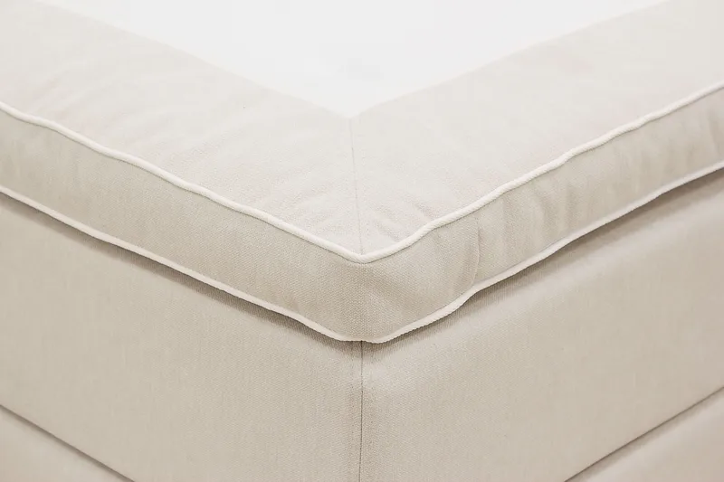 HVILA Plus komplett sengesett 180x200 cm - Lys beige - Møbler - Senger - Kontinentalsenger