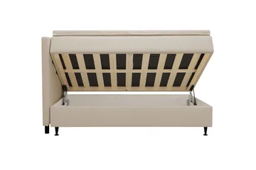 HVILA Plus komplett sengesett med oppbevaring 120x200 cm - Beige - Møbler - Senger - Kontinentalsenger