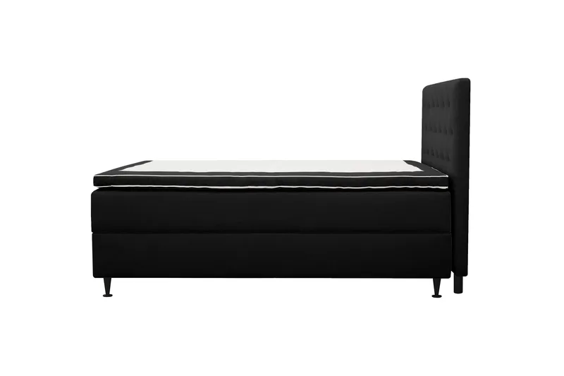 HVILA Plus komplett sengesett med oppbevaring 140x200 cm - Antrasitt - Møbler - Senger - Enkeltsenger