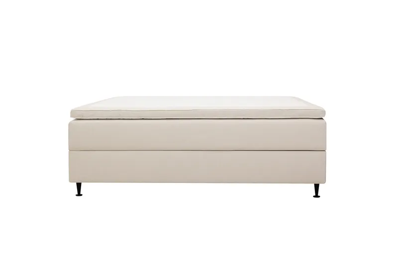 HVILA Plus kontinentalseng med oppbevaring 90x200 cm - Lys beige - Møbler - Senger - Senger med oppbevaring