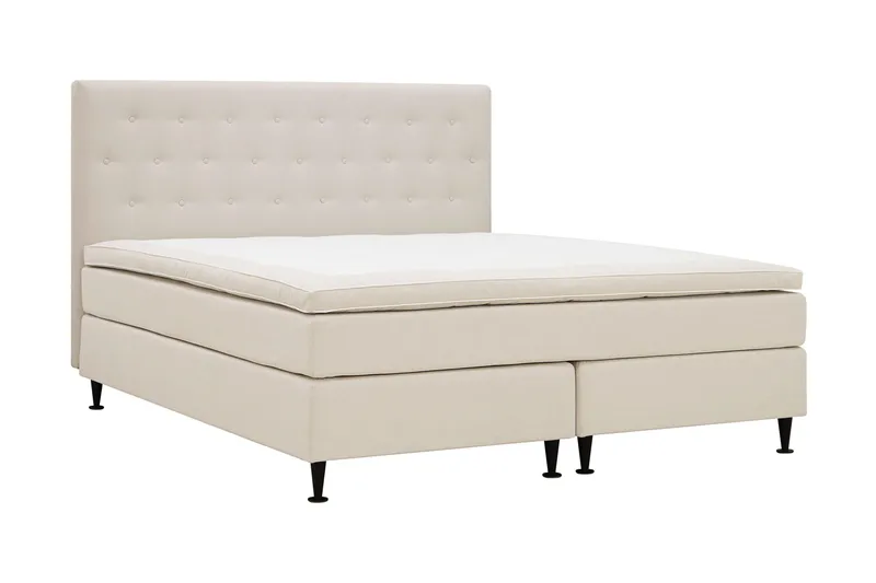 HVILA Plus komplett sengesett 180x200 cm - Lys beige - Møbler - Senger - Kontinentalsenger
