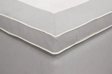 HVILA Plus komplett sengesett med oppbevaring 140x200 cm - Grå - Møbler - Senger - Kontinentalsenger