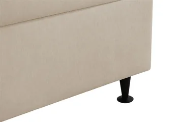 HVILA Plus komplett sengesett med oppbevaring 120x200 cm - Beige - Møbler - Senger - Kontinentalsenger