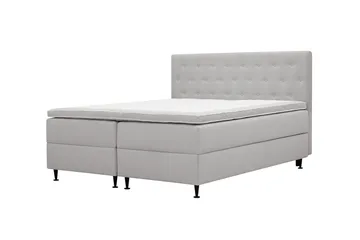 HVILA Plus komplett sengesett med oppbevaring 180x200 cm - Grå - Møbler - Senger - Senger med oppbevaring