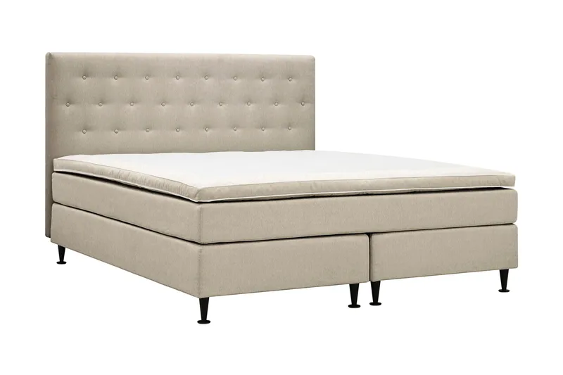 HVILA Plus komplett sengesett 160x200 cm - Beige - Møbler - Senger - Kontinentalsenger