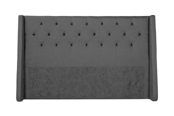 Imperia Komplett Sengpakke 210x210 cm Kontinentalseng med gavl - Mørkgrå - Møbler - Senger - Kontinentalsenger
