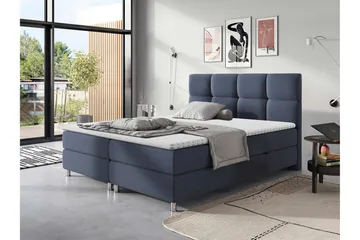 Isoba Sengepakke 160x200 cm - Blå - Møbler - Senger - Kontinentalsenger