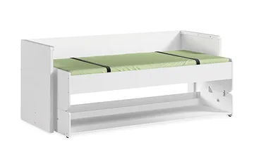 Izzard Skrivebordsseng - Hvit - Møbler - Senger - Sengeramme & sengestamme