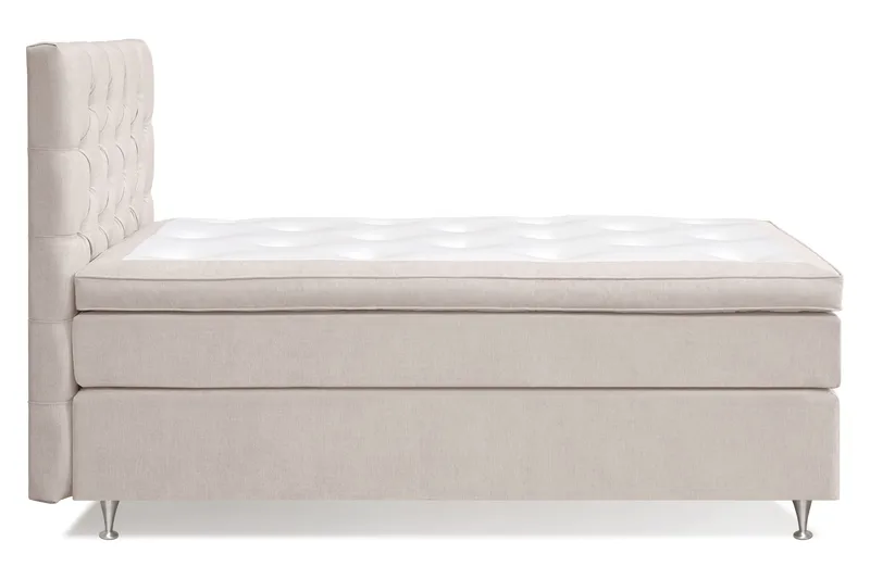 Joluma Kontinentalseng 105x200 Fast - Lysbeige - Møbler - Senger - Kontinentalsenger