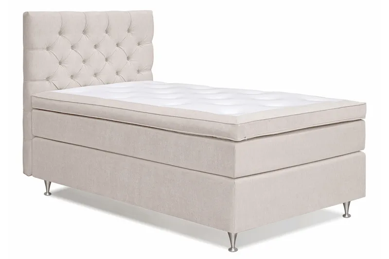 Joluma Kontinentalseng 120x200 Medium - Lysbeige - Møbler - Senger - Kontinentalsenger