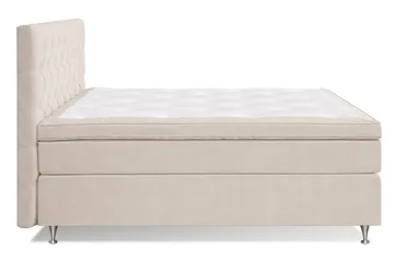 Joluma Kontinentalseng 160x200 Fast - Lysbeige - Møbler - Senger - Kontinentalsenger