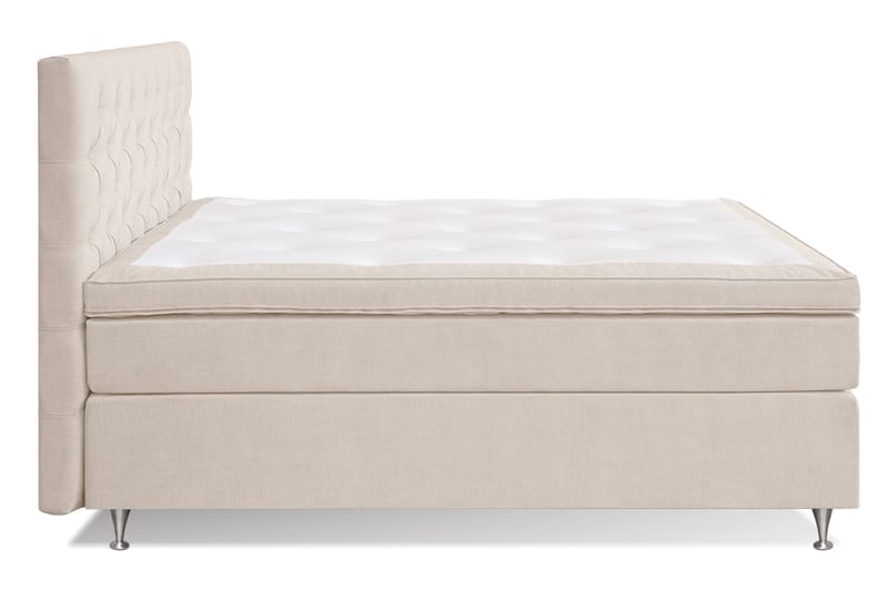 Joluma Kontinentalseng 160x200 Fast - Lysbeige - Møbler - Senger - Kontinentalsenger