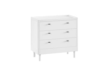 Juniorseng med kommode og garderobe Forrest Hvit bøk - Hvit bøk - Møbler - Senger - Møbelsett til soverom