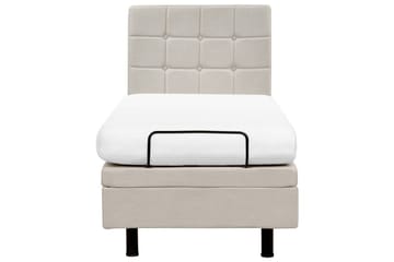 Justerbar seng Duke - Beige, 80x200 cm - Møbler - Senger - Sengeramme & sengestamme